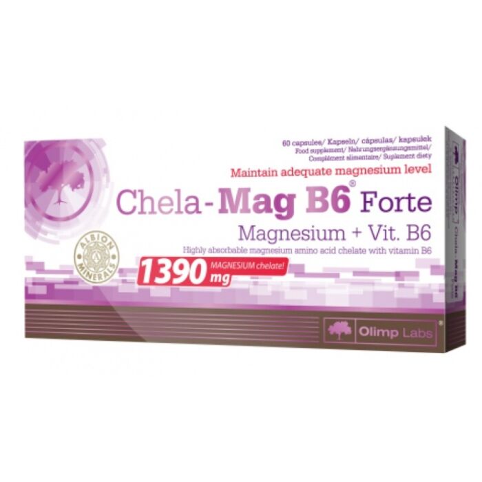 Вітамин B Olimp Labs Chela-Mag B6 Forte Mega Capsules 1390mg 60 капс