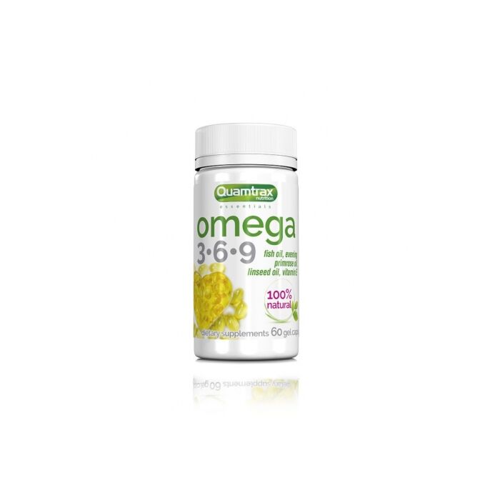 Омега жири Quamtrax Omega 3-6-9 500 мг- 60 софт гель (exp 11-06-2022)