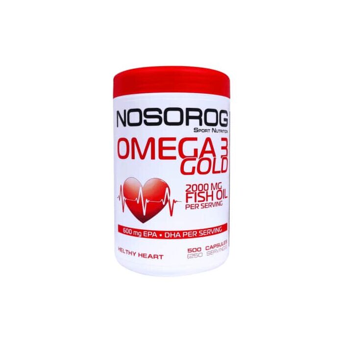 Омега жиры Nosorog Omega 3 Gold 1000 мг, 500 капсул