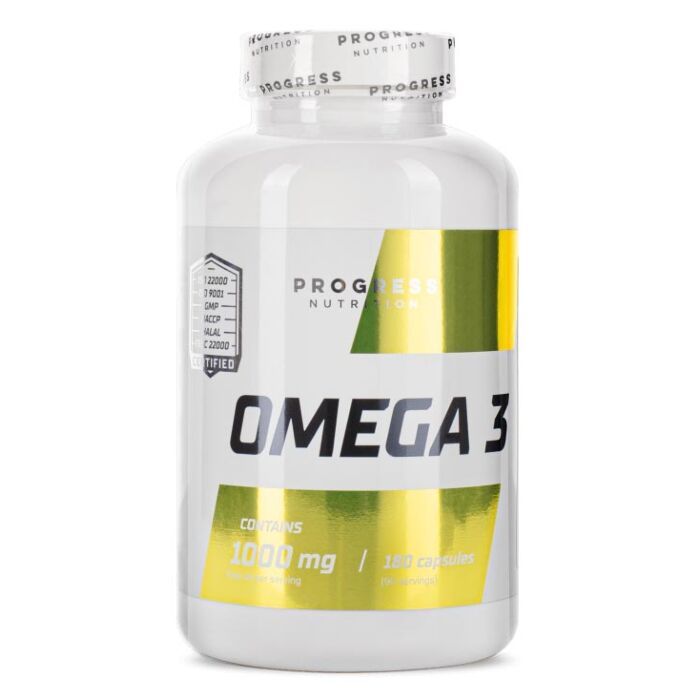 Омега жиры Progress Nutrition Omega 3 180 caps