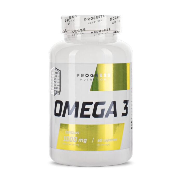Омега жири Progress Nutrition Omega 3 60 caps (EXP 22/06/2023)