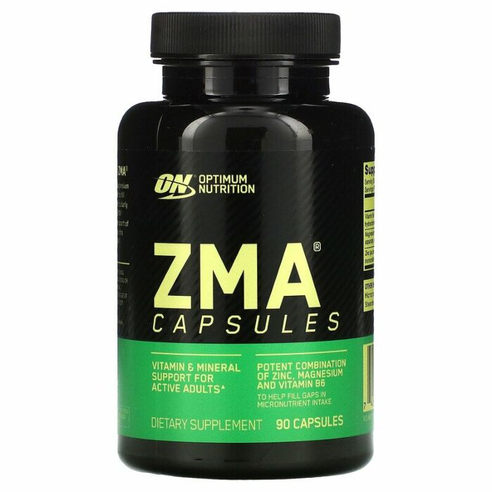 Цинк, магнію аспартат плюс вітамін В6 Optimum Nutrition ZMA 90 капс