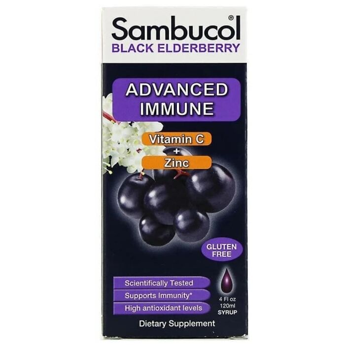 Для підвищення імунітету  Сироп Advanced Immune Vitamin C + Zinc - 120 ml