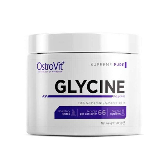 Амінокислота OstroVit Glycine - 200 g natural