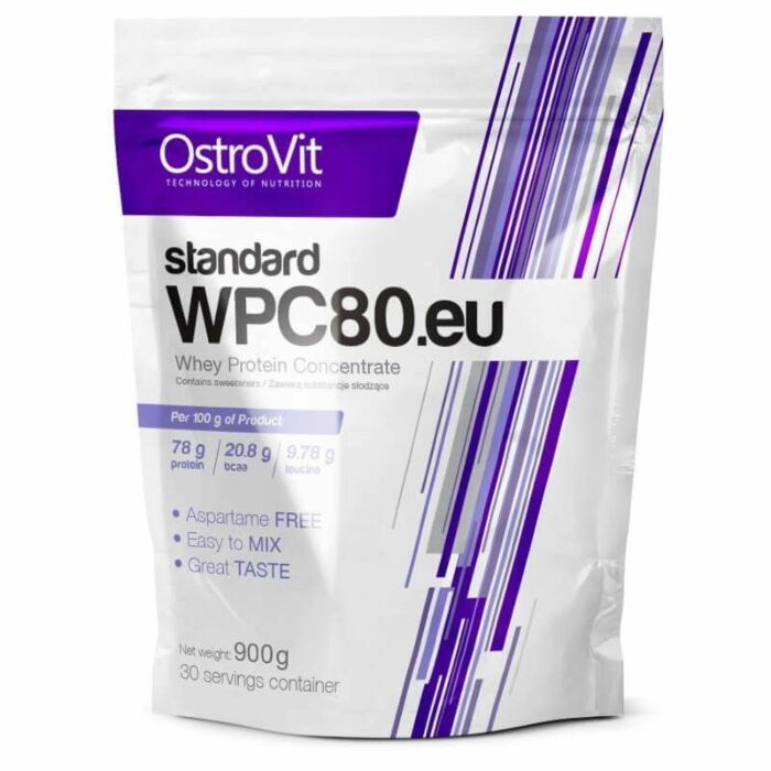 Сывороточный протеин OstroVit STANDARD WPC80.eu 900 g