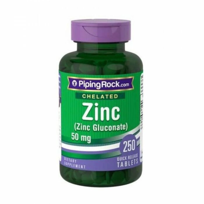 Цинк Piping Rock Chelated Zinc 50 mg - 250 Tablets