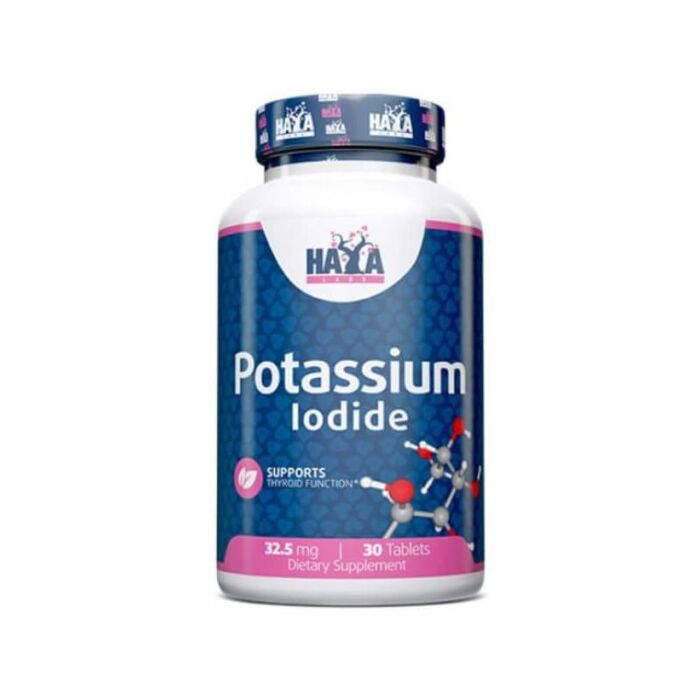 Спеціальна добавка Haya Labs Potassium Iodide 32.5 mg 30 tablets