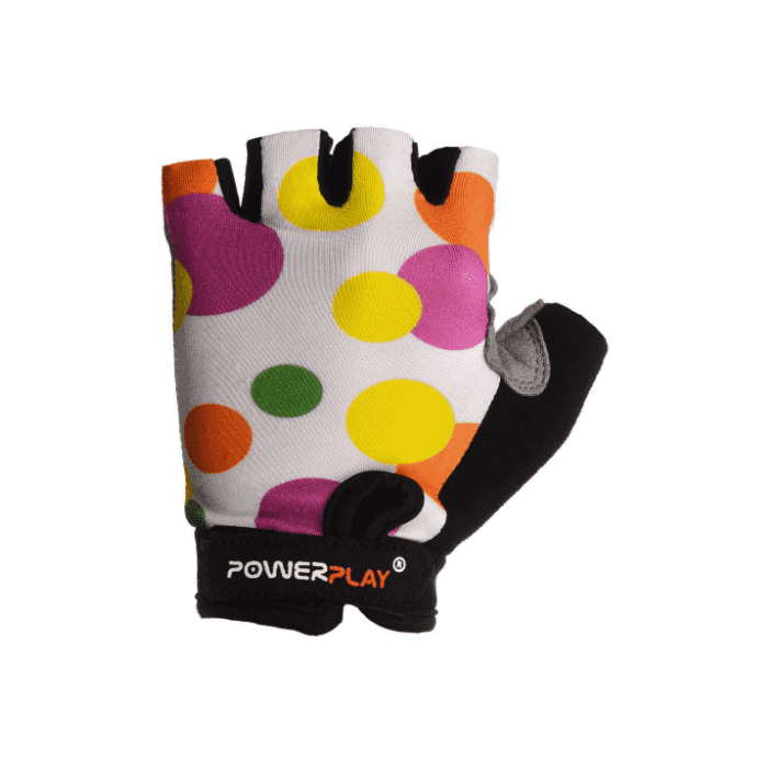 Детские велоперчатки Power Play Детские велоперчатки 5453 Белые