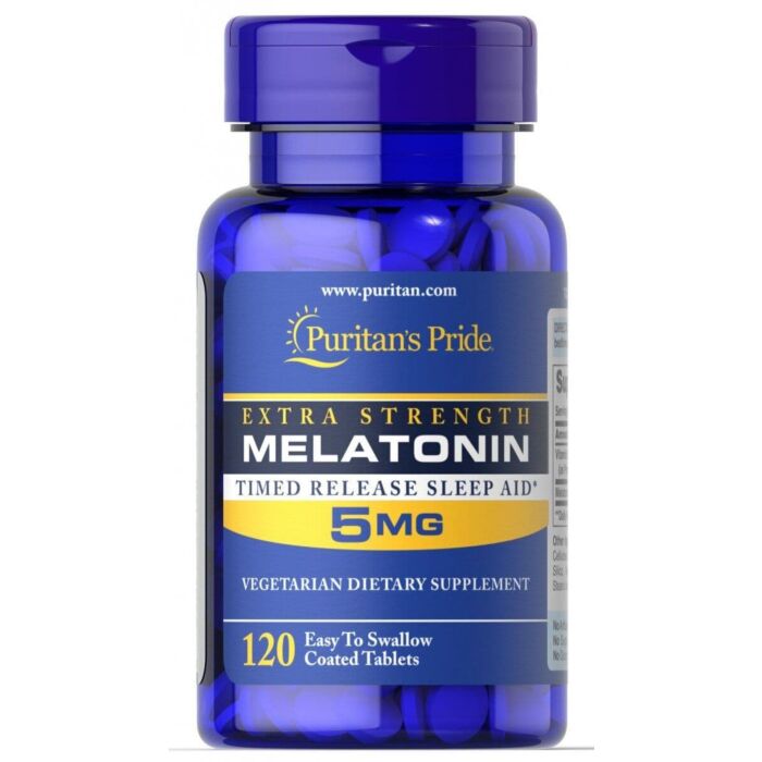 Мелатонин Puritans Pride Extra Strength Melatonin 5 mg 120 Tablets
