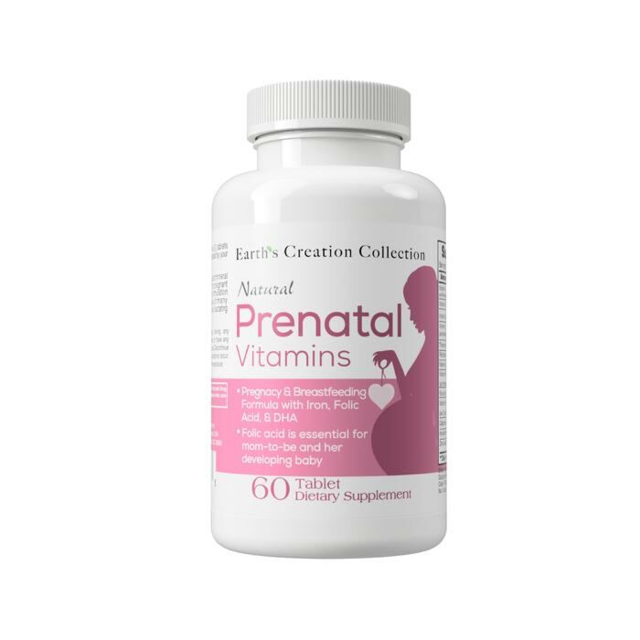 Мультивитаминный комплекс, Витамины для женщин Earth's Creation Prenatal Vitamin - 60 таб