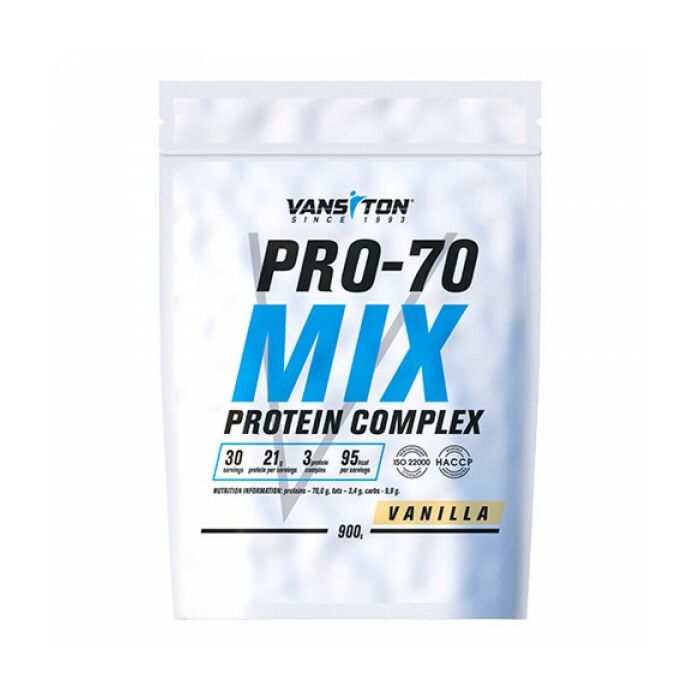 Комплексный протеин Ванситон MEGA PROTEIN PRO-70, Про-70, 900 г