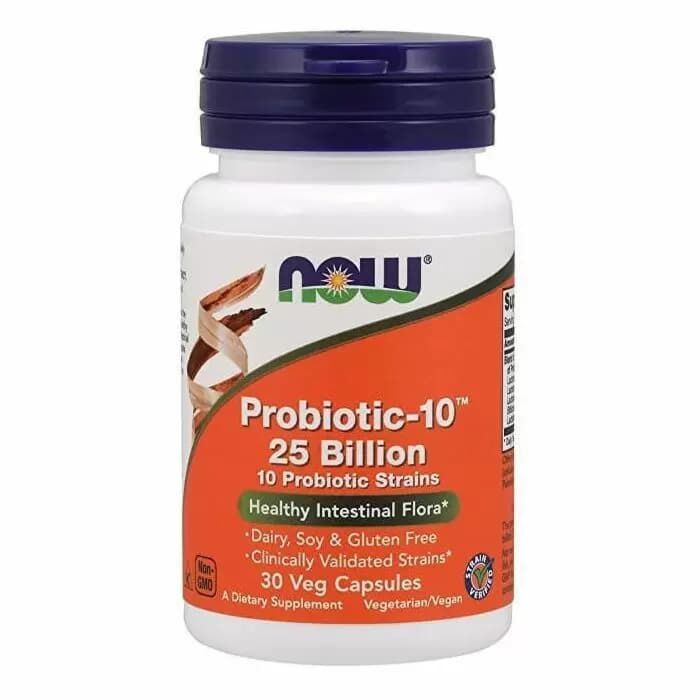 Для здоров'я шлунка NOW Now Probiotic -10 25 billion 50 veg capsules