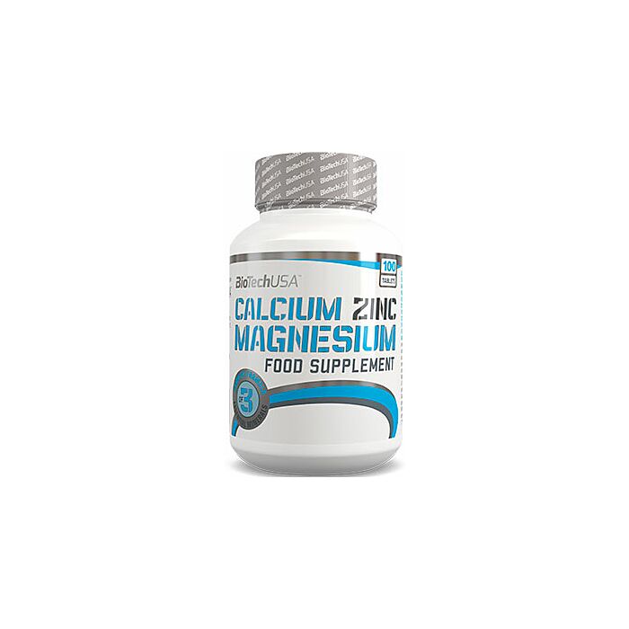 Минералы BioTech USA Calcium Zinc Magnesium 100 tabs
