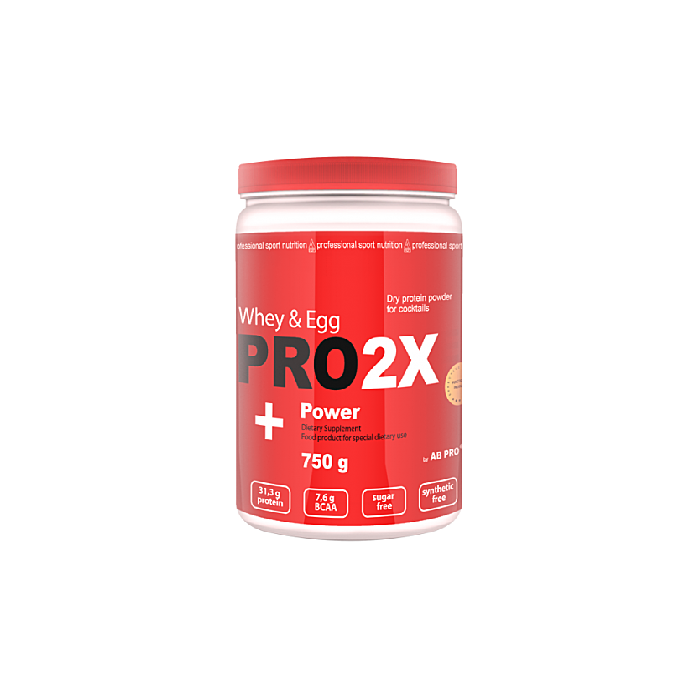 Комплексный протеин AB PRO яично-сывороточный PRO 2X Whey&Egg Power 750 г