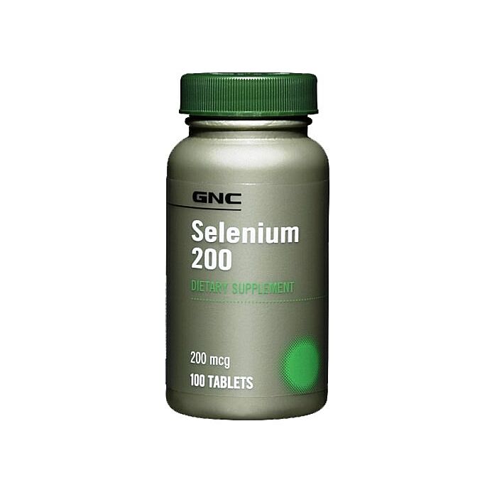 Для здоров'я серця і судин GNC Selenium 200 мг	 200 табл