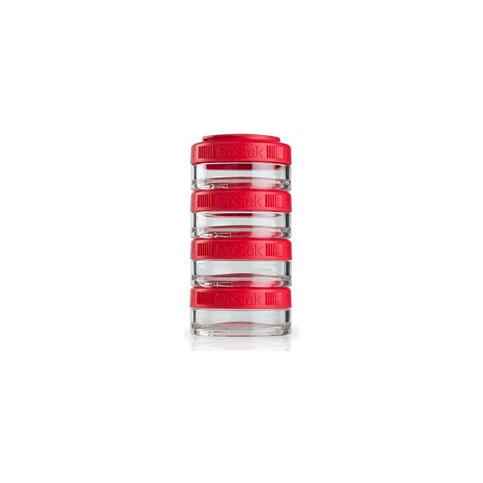 Таблетниця Blender Bottle Blender Bottle GoStak Starter 4 Pak Red 4*40 мл