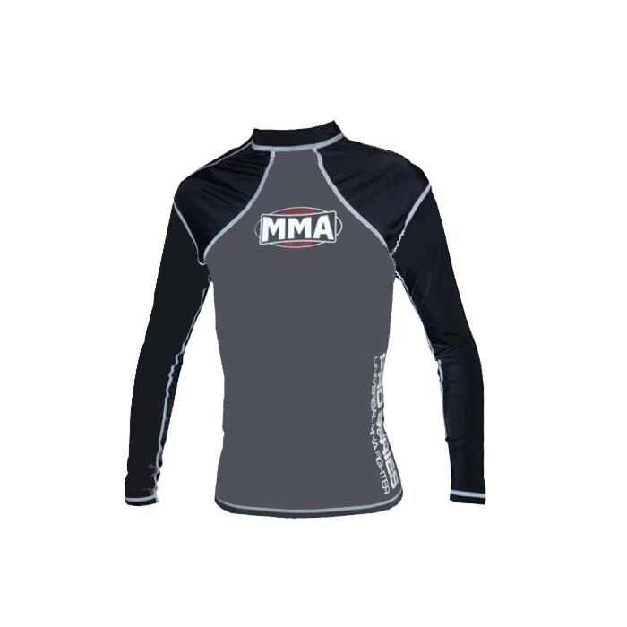 Одяг для чоловіків Power System MMA-010 RashGuard Combat Grey