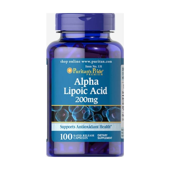 Жироспалювач Puritans Pride Alpha Lipoic Acid 200 mg 100 капс