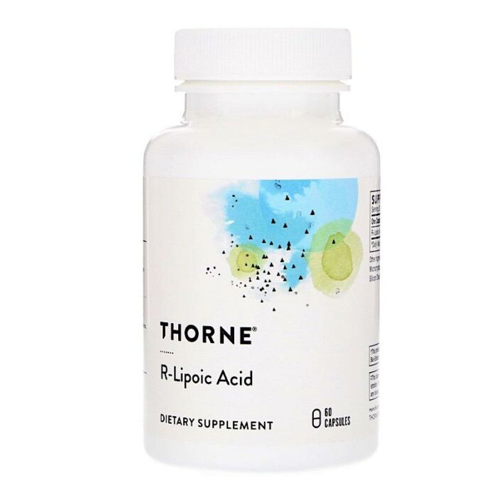 Антиоксиданты Thorne Research R-Lipoic Acid, 60 капсул