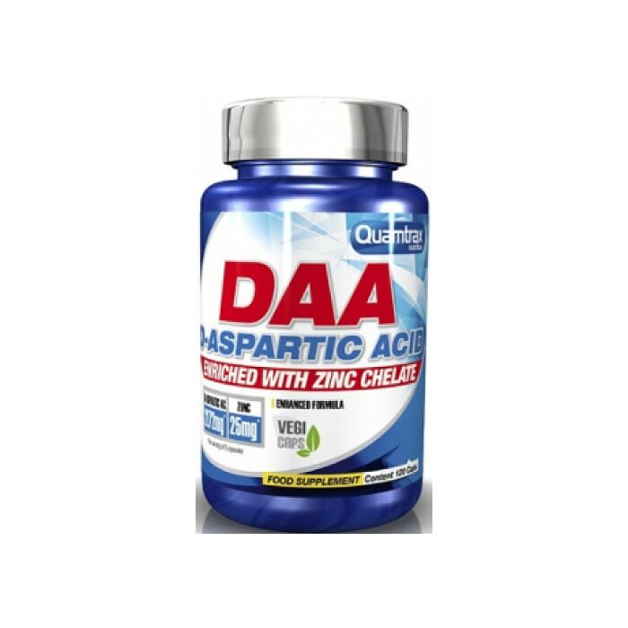 Д-Аспарагиновая Кислота Quamtrax DAA D-Aspartic acid - 120 capsules