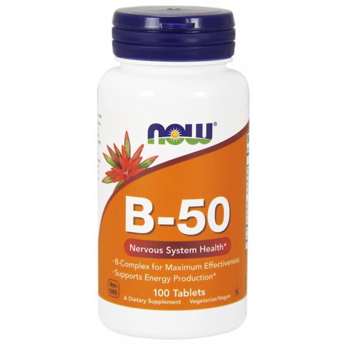 Вітамин B NOW B-50 100 tabs