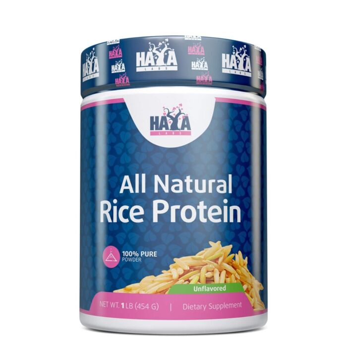 Протеїн з рису Haya Labs 100% All Natural Rice Protein (Unflavored) - 454 г