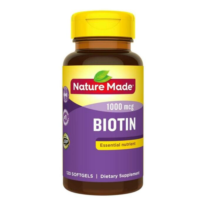 Біотин Nature Made Biotin 1000mcg 120 softgels