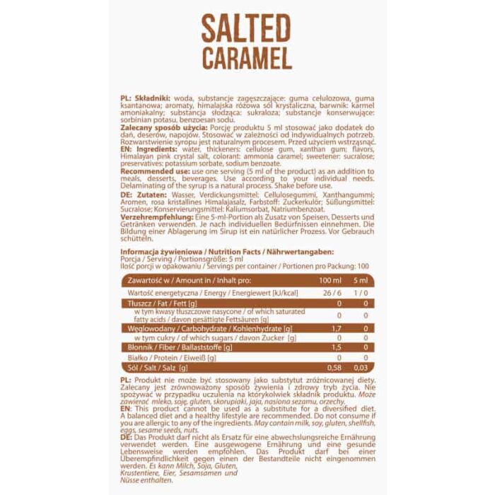 Топинг AllNutrition Sauce (Salted Caramel) - 500ml