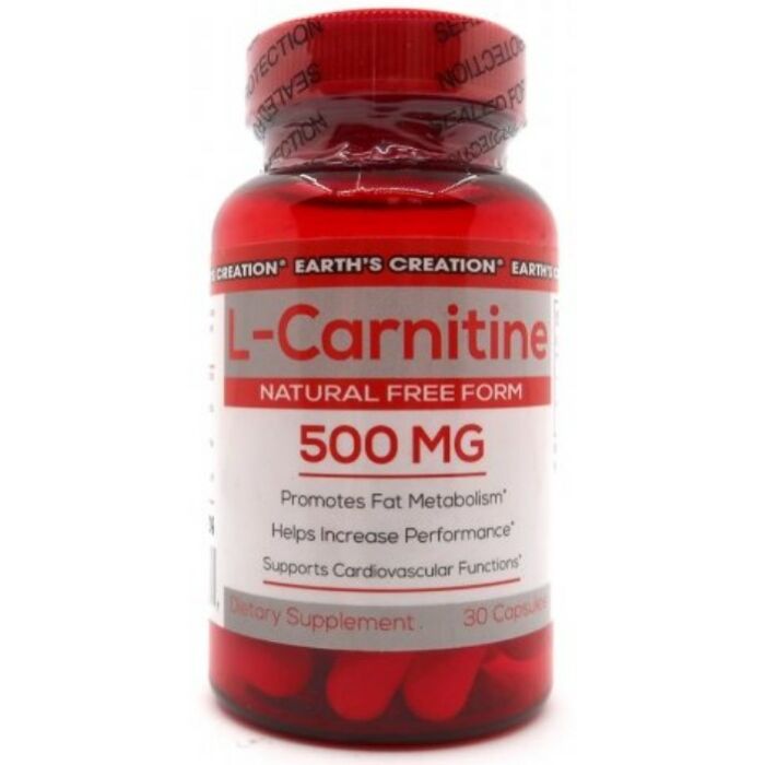 Л-Карнитин Earth's Creation L Carnitine 500 mg - 30 капс
