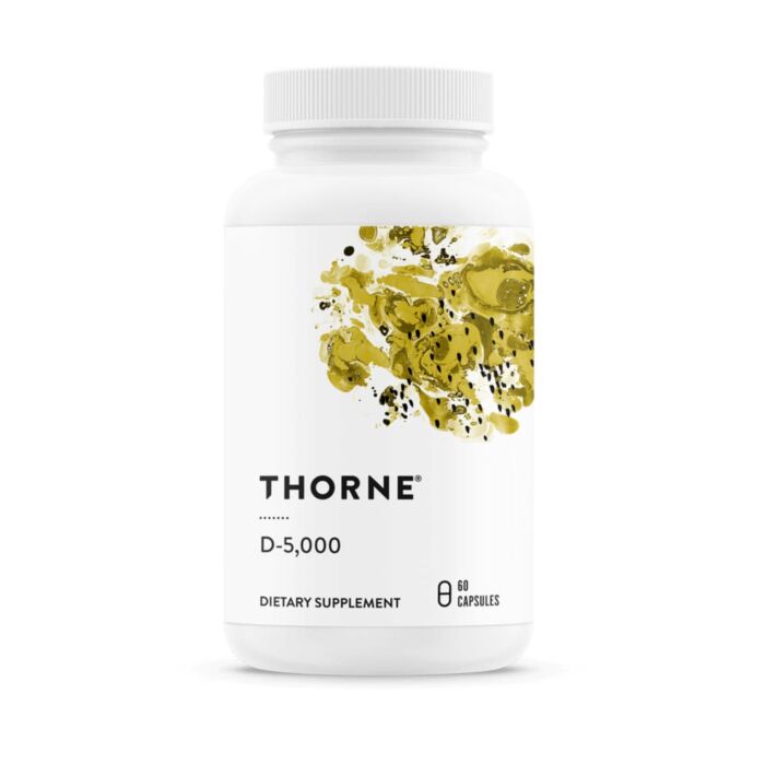 Вітамин D  Thorne Vitamin D3 5,000IU , 60 capsules