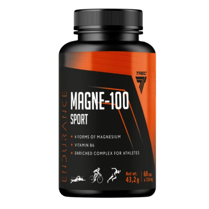 Минералы Trec Nutrition MAGNE-100 SPORT 60 кап
