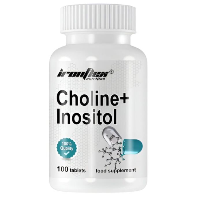 Для здоровья сердца и сосудов IronFlex Choline+Inositol, 100 tablets