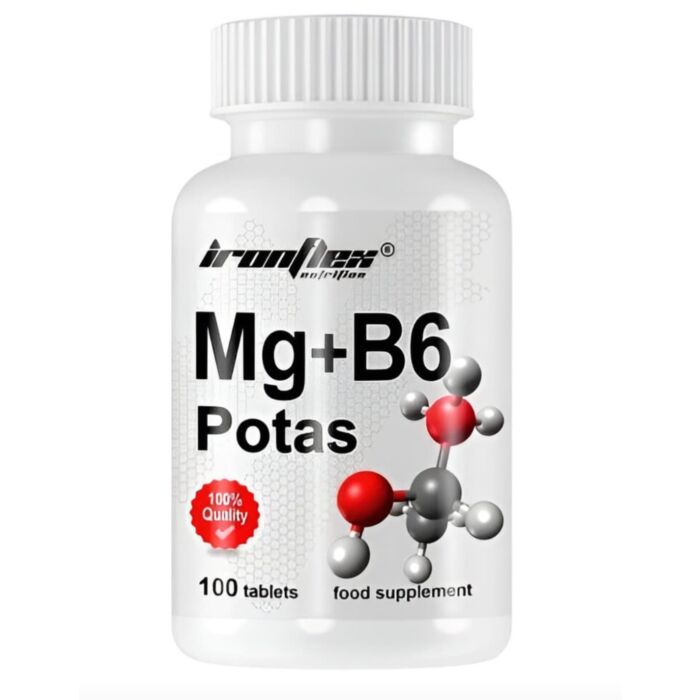 Минералы IronFlex Mg+B6 Potas, 100 tablets
