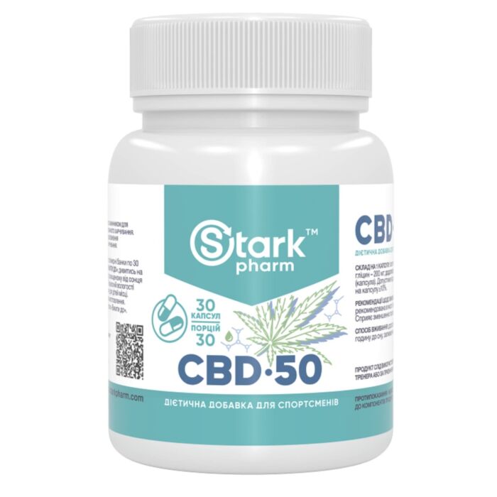 CBD Stark Pharm CBD 50 mg, 30 capsules