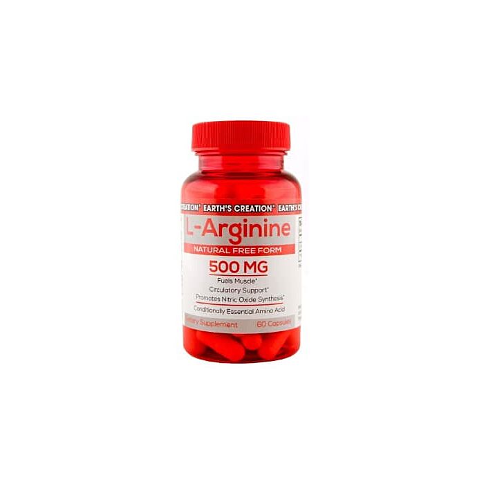 Аргінін Earth's Creation L-Arginine 500 mg - 60 капс
