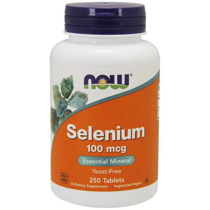 Для підвищення імунітету NOW Selenium 100 mcg 250 tablets