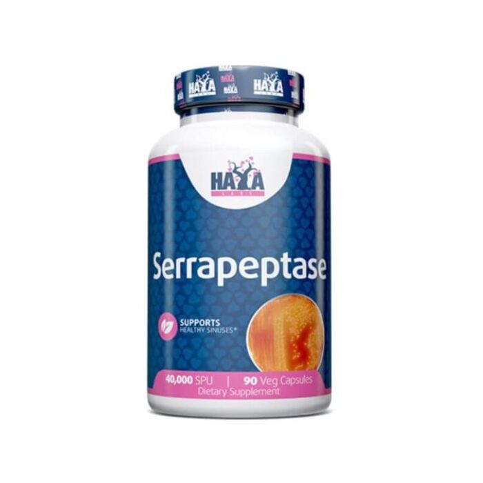 Специальная добавка Haya Labs Serrapeptase 40000 SPU 90 veg capsules