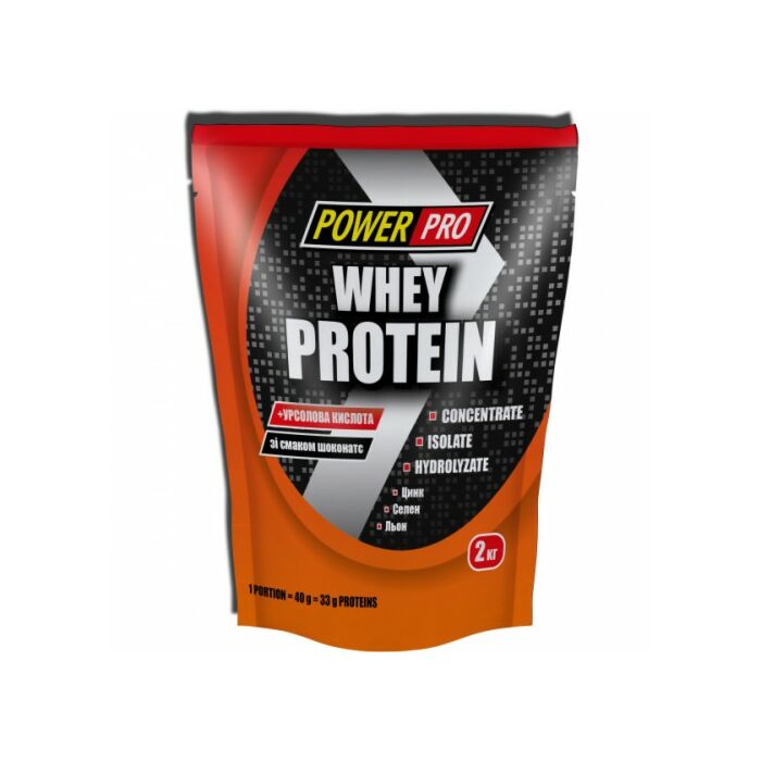 Сироватковий протеїн POWER PRO Whey Protein 2000 грам