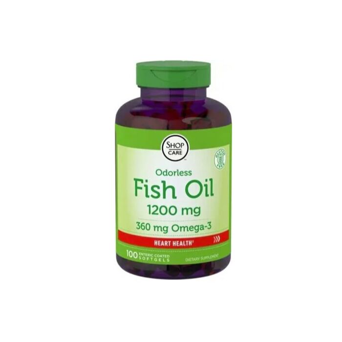 Омега жири  Fish Oil 1200mg 100 softgels lemon