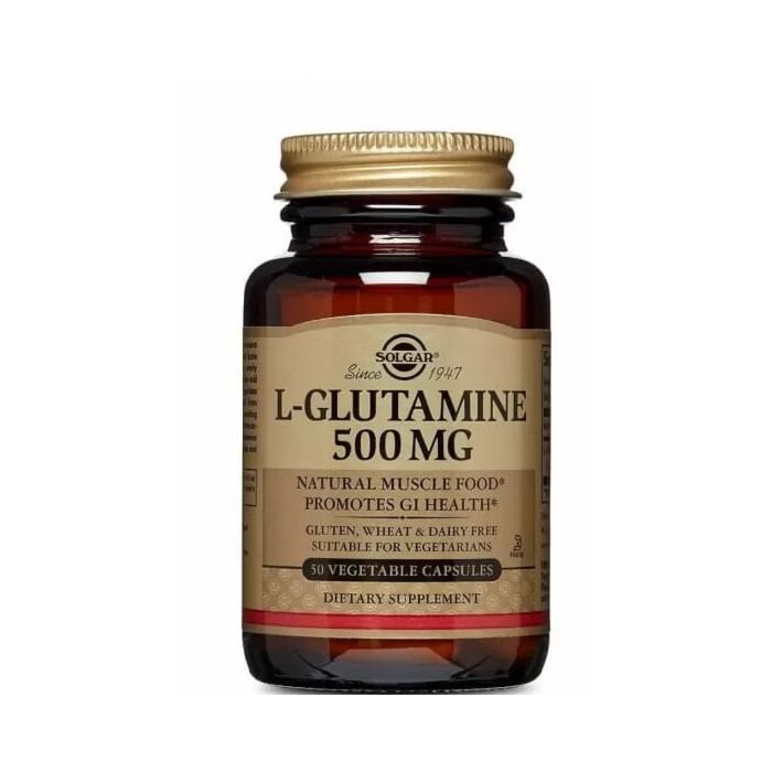 Глутамін Solgar L-Glutamine 500mg - 50caps