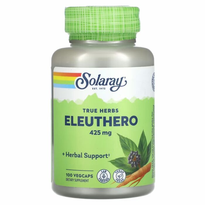 Для укрепления иммунитета Solaray Eleuthero 100 caps (exp 01/24)