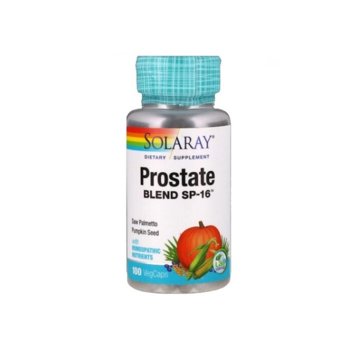 Для чоловічого здоров'я  Solaray Prostate Blend Sp-16 100 caps