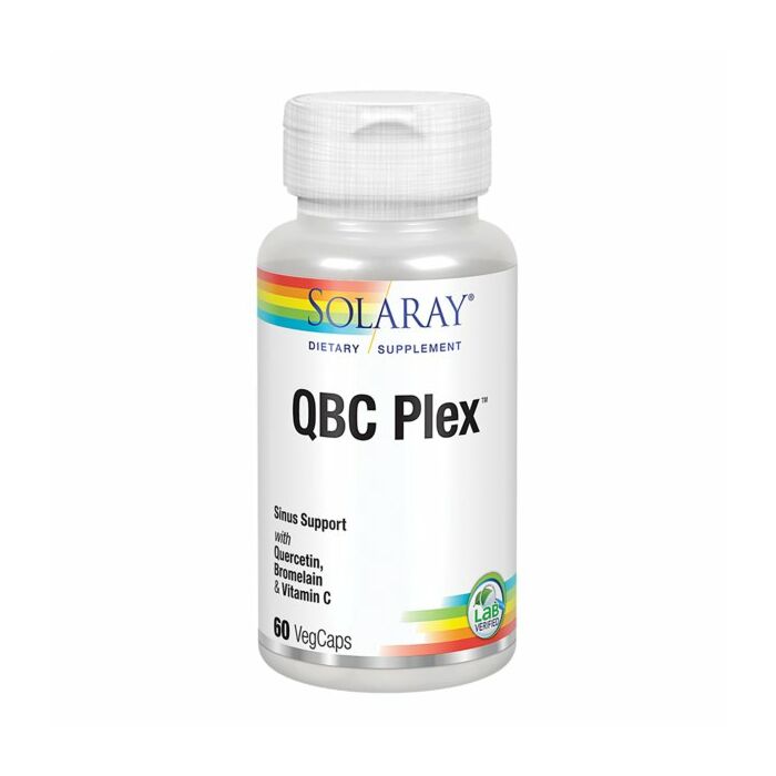 Для укрепления иммунитета Solaray Qbc Plex, Quercetin & Bromelain Plus Vitamin C 60 caps