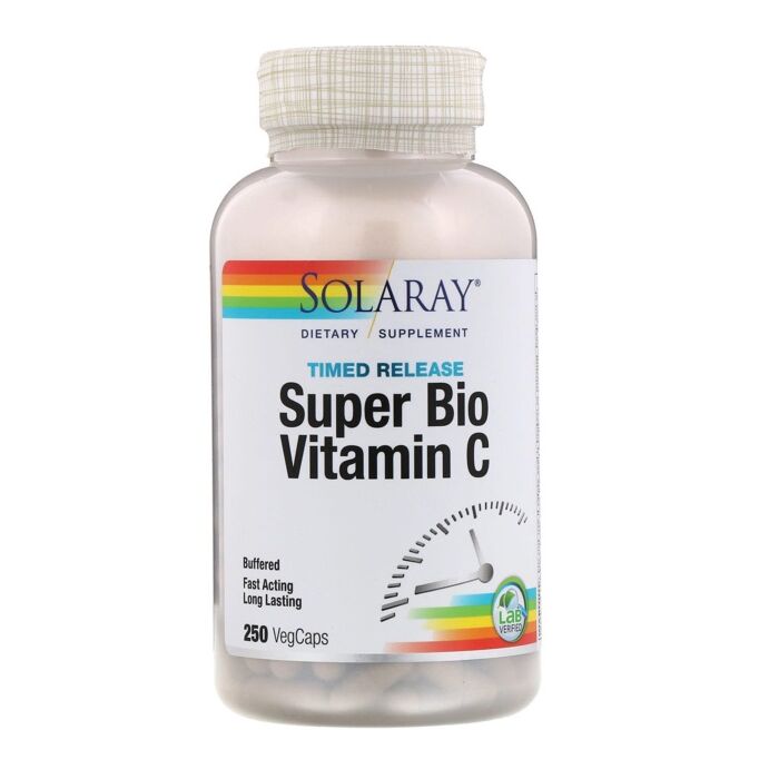 Витамин С Solaray Super Bio Vitamin C 250 vegcaps