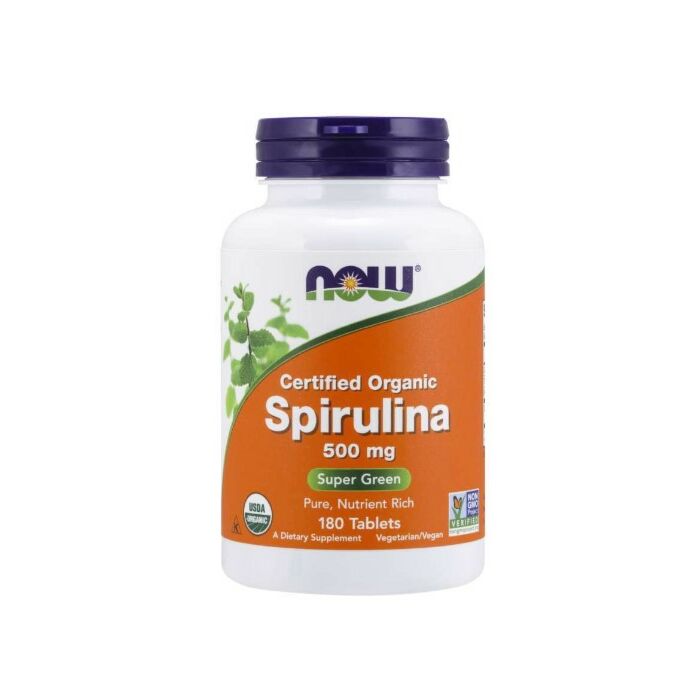 Специальная добавка NOW Spirulina 500 мг 180 таб