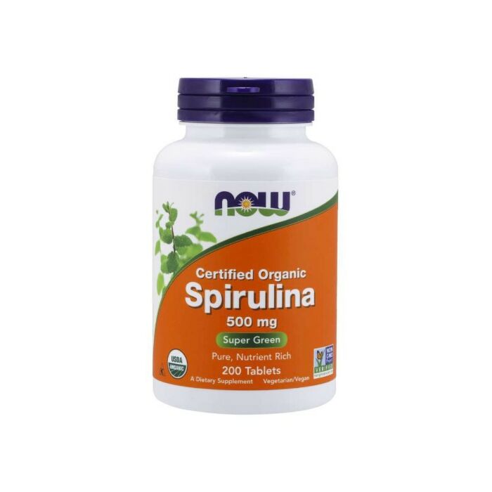 Для підвищення імунітету NOW Spirulina 500 мг 200 таб