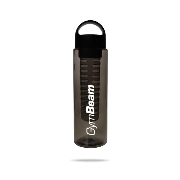 Пляшка для води GymBeam Sport bottle Infuser All-Black 700 ml
