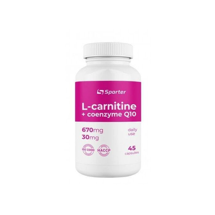 Для зниження ваги Sponser L-carnitine  + coenzime q10
