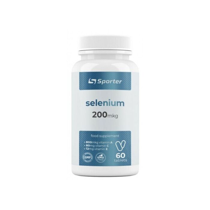 Для підвищення імунітету Sporter Selenium 200mcg + ACE - 60 tabl