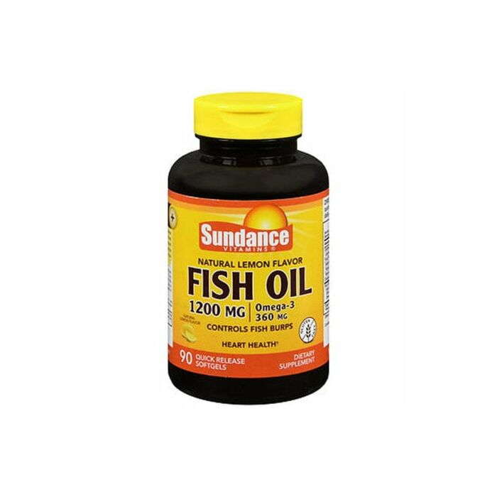 Омега жири  Fish Oil 1200mg - 360mg lemon - 90 softgels